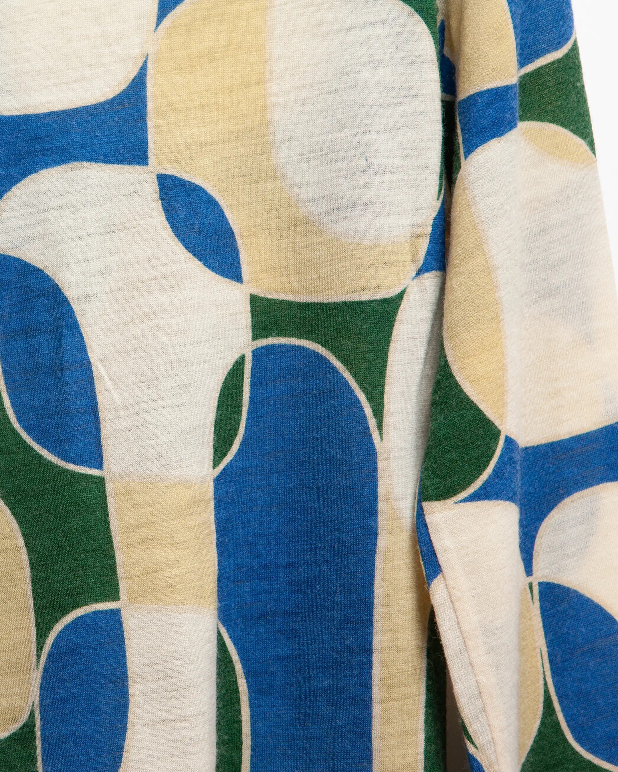 pattern turtleneck top